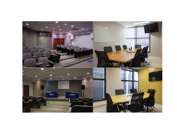 Salas de Reunião e Auditório: Capacitação usando Coworking